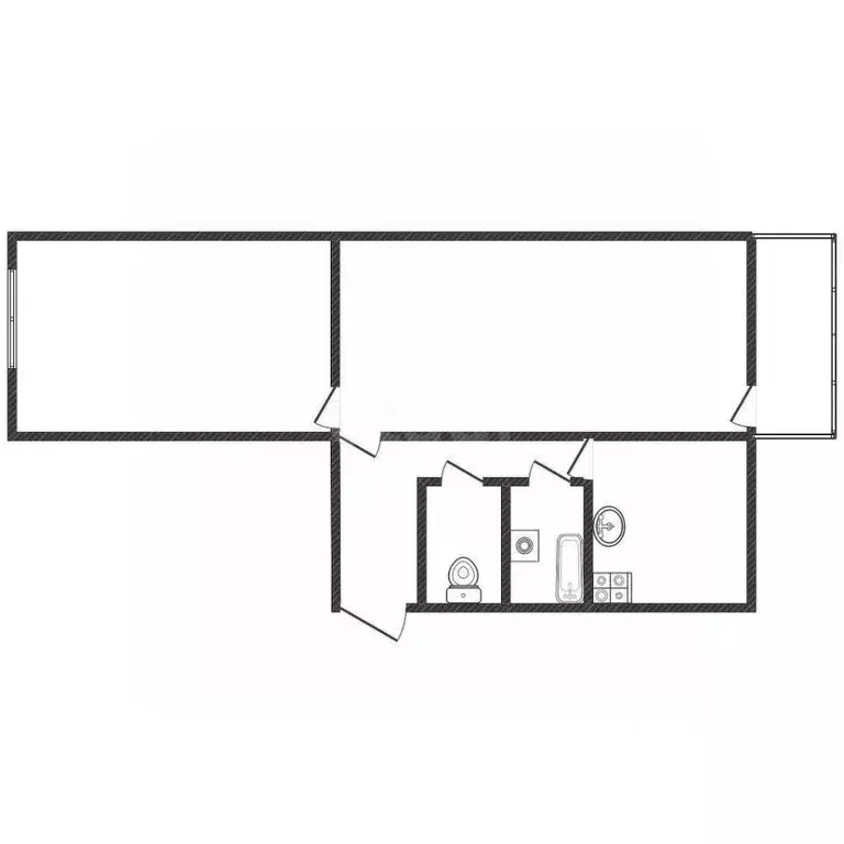 2-к кв. Белгородская область, Белгородский район, Новосадовское с/пос, ... - Фото 2