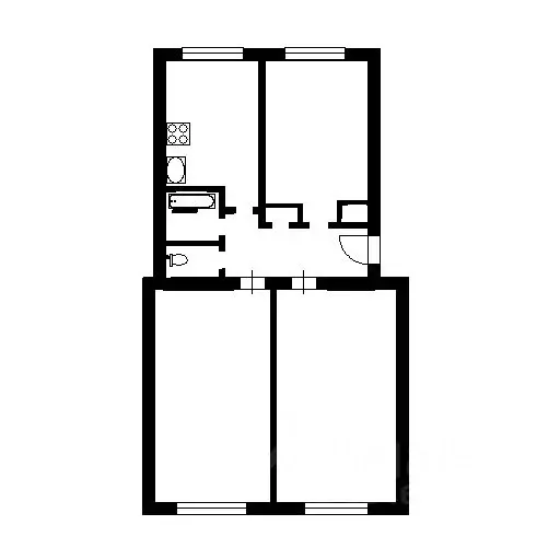 3-к кв. Санкт-Петербург просп. Средний Васильевского острова, 61 (61.5 ... - Фото 2
