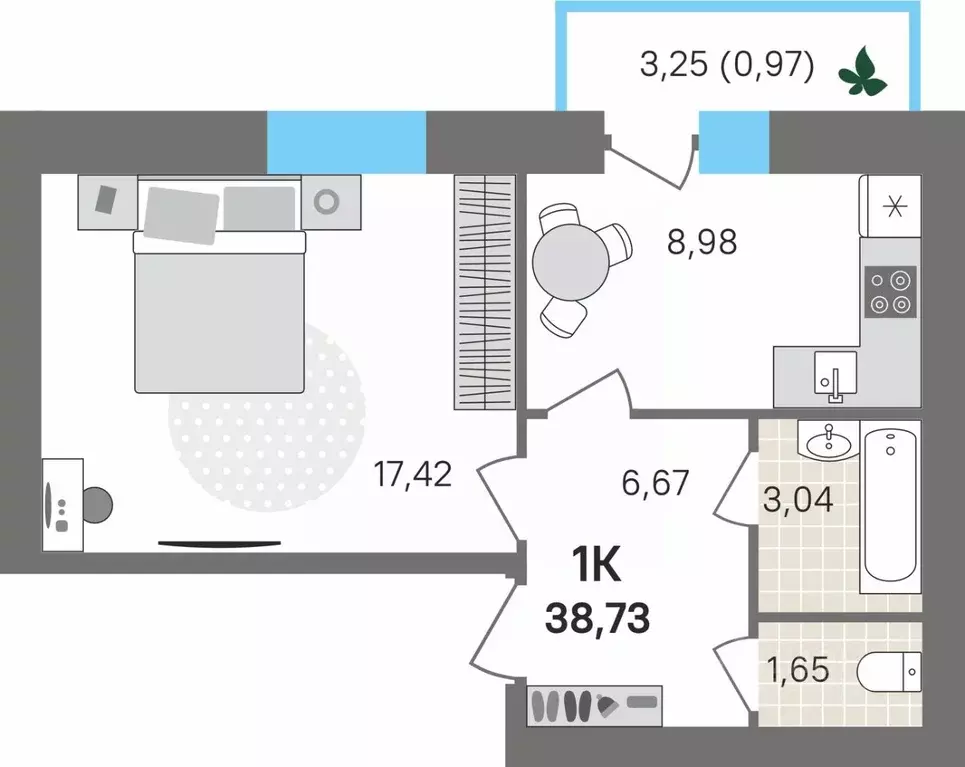 1-к кв. Пермский край, Пермский муниципальный округ, с. Култаево ул. ... - Фото 1