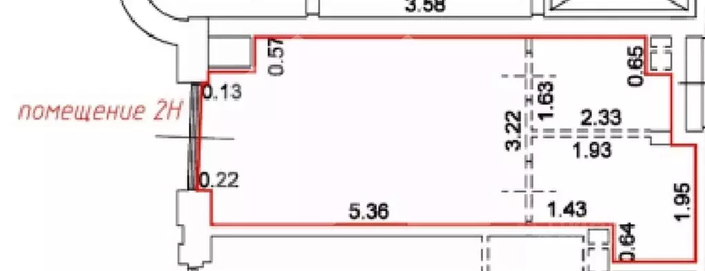 Торговая площадь в Москва Волоколамское ш., 81К2С13 (26 м) - Фото 1