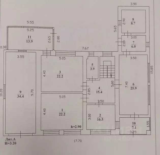 Дом в Татарстан, Пестречинский район, с. Кощаково ул. Афанасьева (264 ... - Фото 2