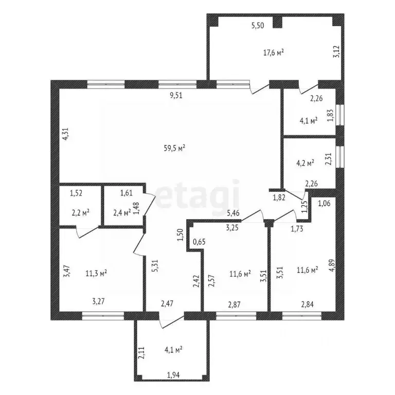 Дом в Башкортостан, Уфа городской округ, с. Нагаево  (110 м) - Фото 2