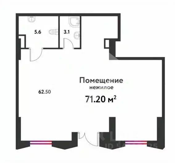 Помещение свободного назначения в Москва Страна Озерная жилой комплекс ... - Фото 1