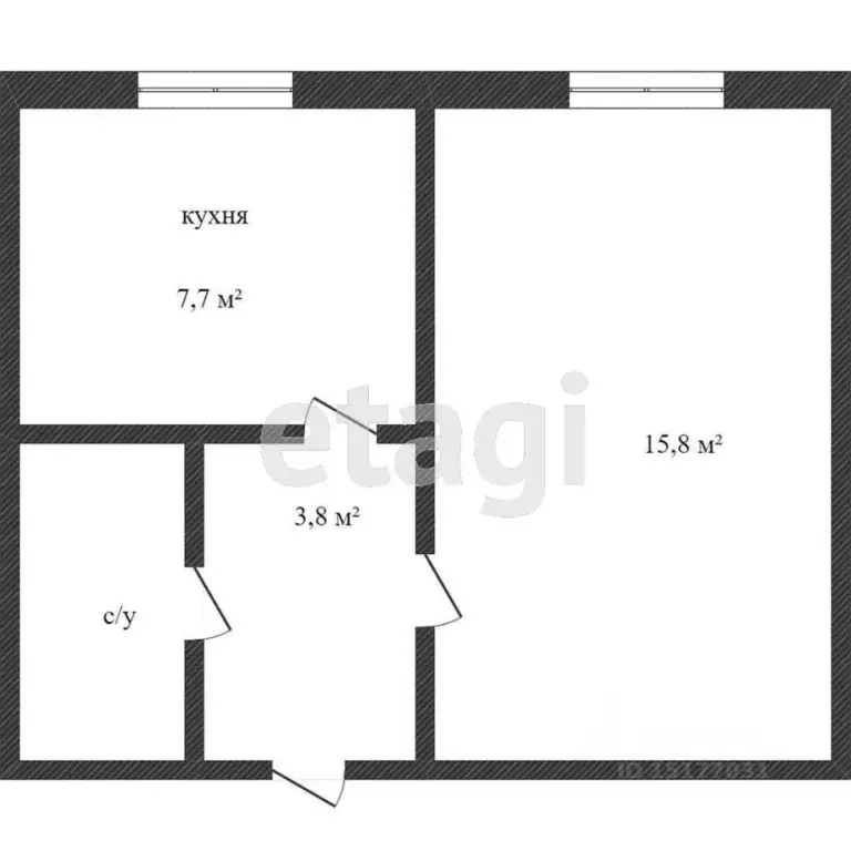 2-к кв. Ямало-Ненецкий АО, Новый Уренгой ул. Геологоразведчиков, 2А ... - Фото 2