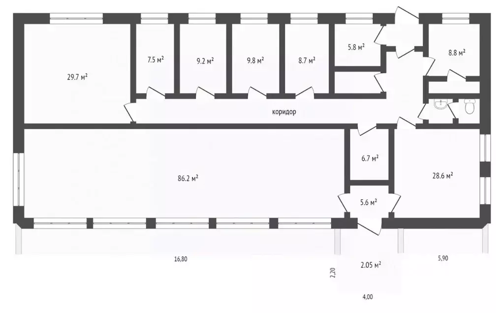 Торговая площадь в Ямало-Ненецкий АО, Новый Уренгой Лимбяяха мкр, ... - Фото 2