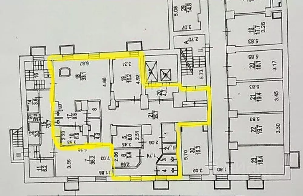 Помещение свободного назначения в Москва Ярославская ул., 15К2 (125 м) - Фото 2