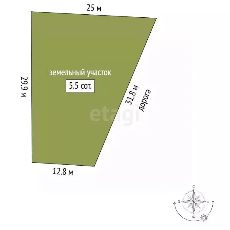 Участок в Татарстан, Альметьевск Газовик СНТ, 118 (5.5 сот.) - Фото 1