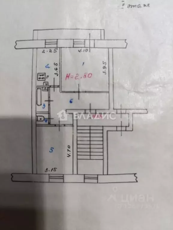 2-к кв. Владимирская область, Вязниковский район, Паустовское ... - Фото 2