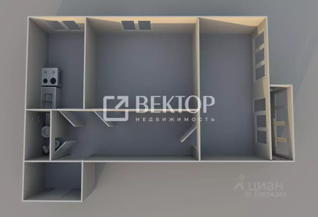 2-к кв. Ярославская область, Ярославль Московский просп., 145 (53.0 м) - Фото 2