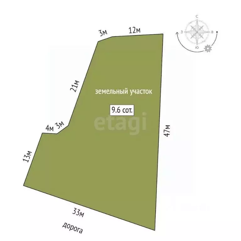 Участок в Саха (Якутия), Якутск ул. Мархинская (9.6 сот.) - Фото 2