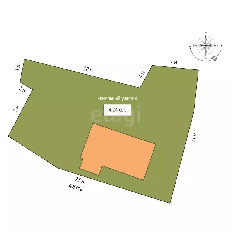 Участок в Петрозаводск, улица Калинина (4.3 м) - Фото 0