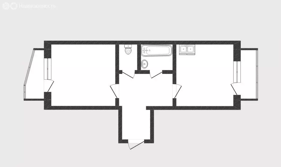 1-комнатная квартира: Тюмень, Широтная улица, 173к5 (51 м) - Фото 2
