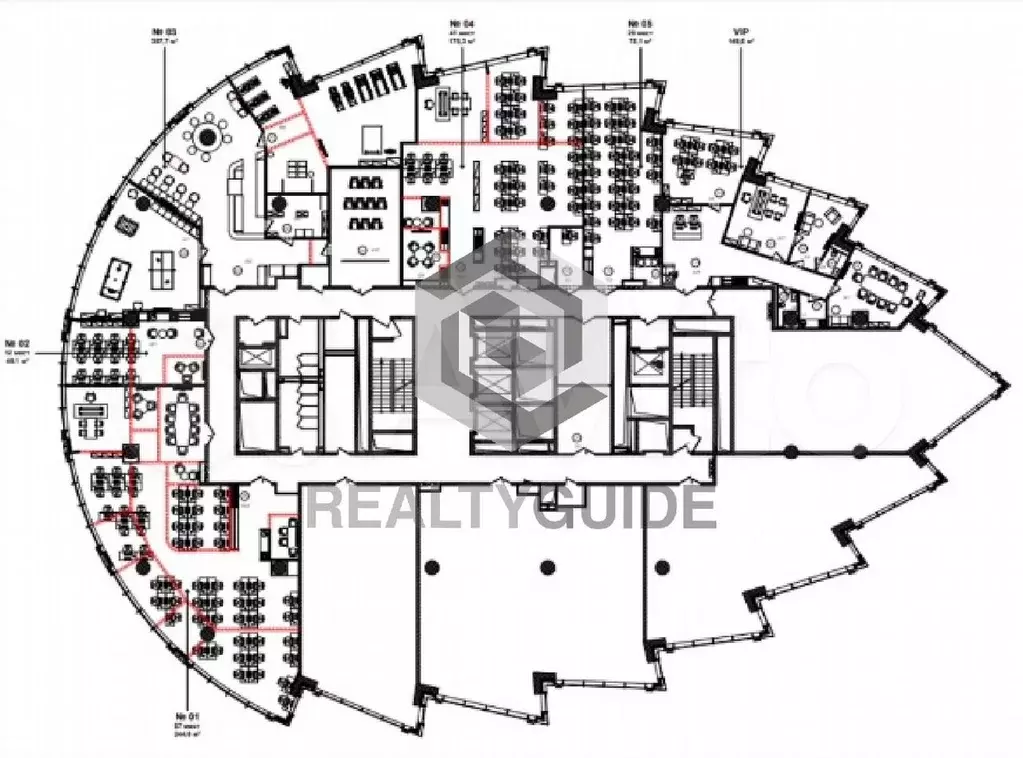 308 м2 Бизнес центр  DM tower  A - Фото 0