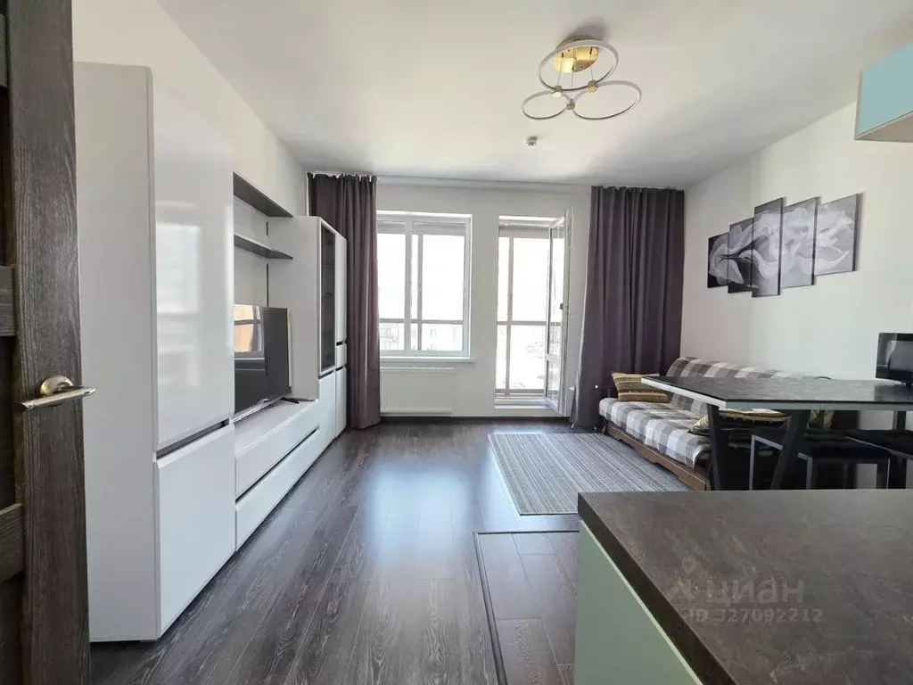 Студия Санкт-Петербург аллея Арцеуловская, 19 (26.0 м) - Фото 1