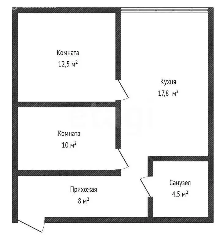 2-комнатная квартира: Геленджик, Больничный переулок, 4к9 (51.1 м) - Фото 0