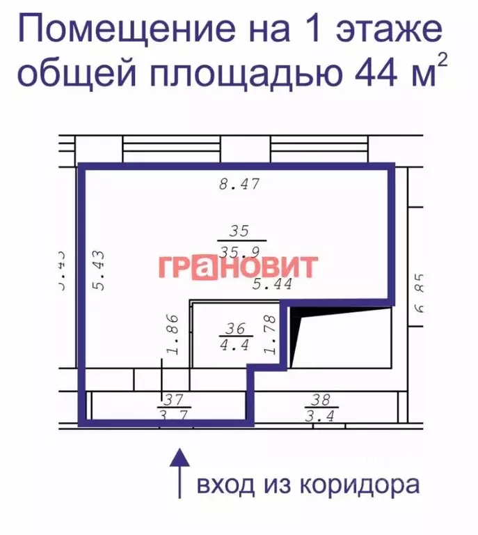 Помещение свободного назначения в Новосибирская область, Новосибирск ... - Фото 1