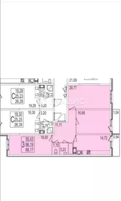 3-к кв. Московская область, Солнечногорск городской округ, Андреевка ... - Фото 1