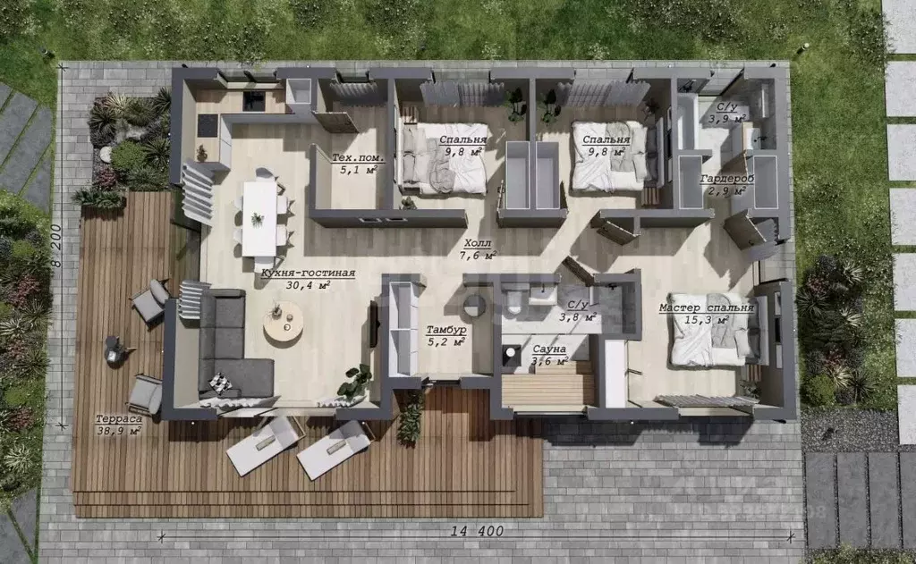 Дом в Омская область, Омский район, Пушкинское с/пос, д. Ракитинка, ... - Фото 2