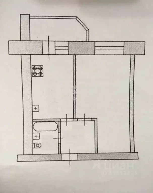 1-к кв. Татарстан, Казань ул. Академика Павлова, 10 (36.7 м) - Фото 2