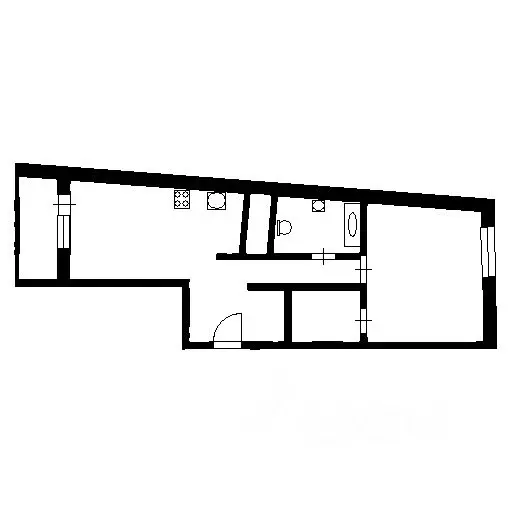 2-к кв. Санкт-Петербург Ушаковская наб., 3к2 (70.6 м) - Фото 2