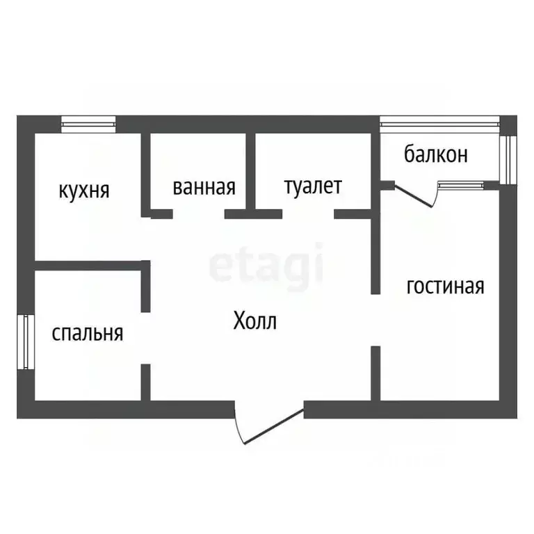 2-к кв. Воронежская область, Воронеж ул. Генерала Лизюкова, 36а (74.0 ... - Фото 2