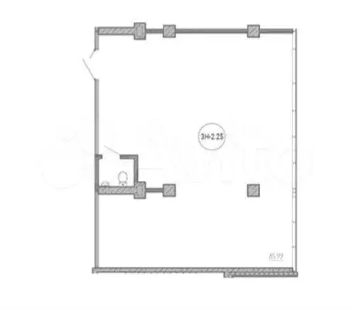 Продажа помещения свободного назначения 84 м2 - Фото 0
