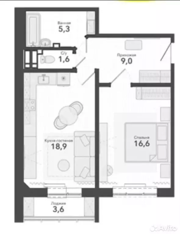1-к кв. Новосибирская область, Новосибирский район, Станционный ... - Фото 2