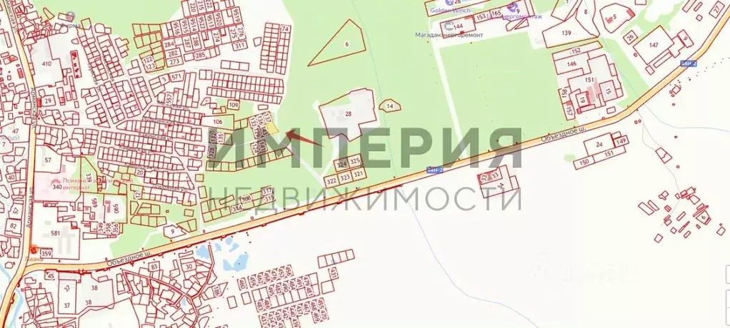 Участок в Магаданская область, Магадан Солнечный мкр, ул. Кавинская ... - Фото 2