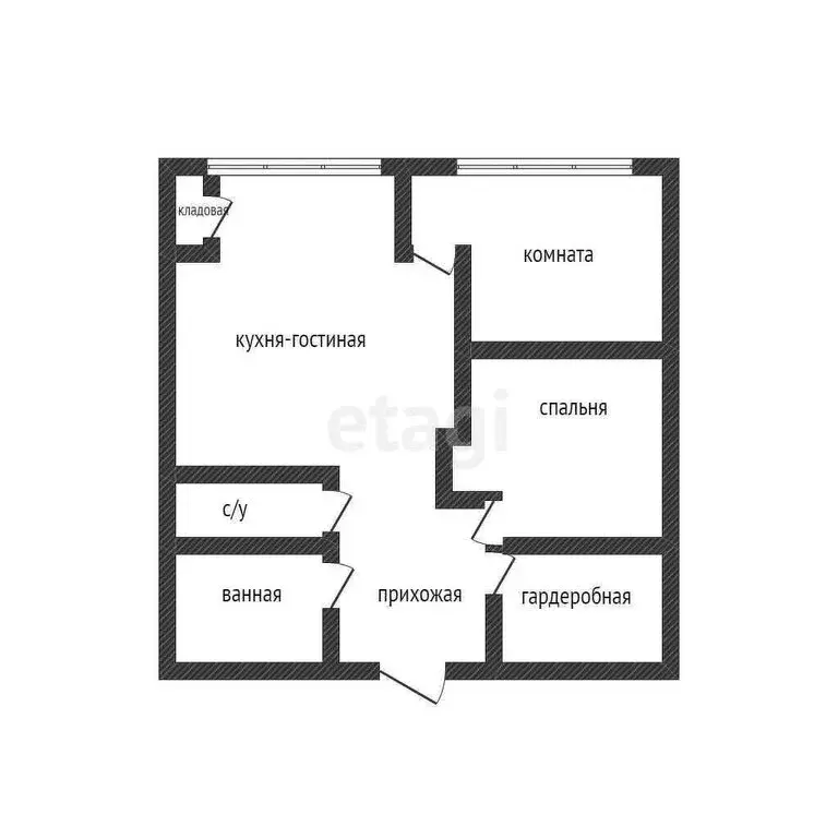 2-комнатная квартира: Геленджик, Горная улица, 15А (52 м) - Фото 0
