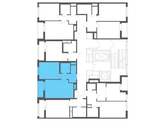 1-комнатная квартира: посёлок Шушары, Старорусский проспект, 3к1 (37 ... - Фото 1