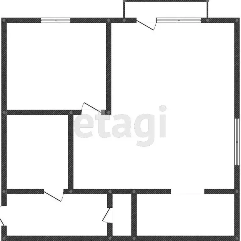 1-комнатная квартира: Нижний Тагил, улица Ермака, 25 (30.2 м) - Фото 0