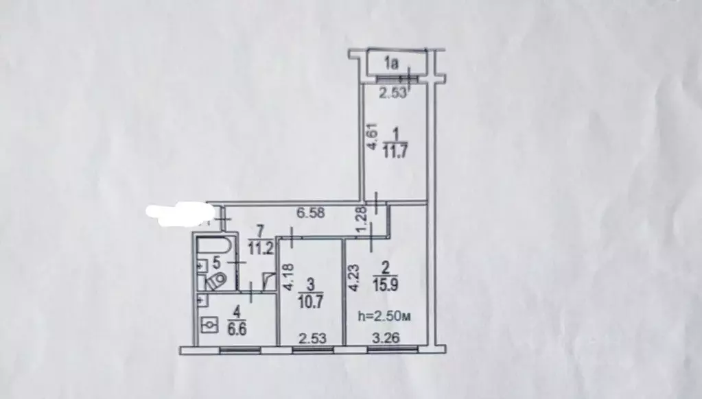 3-к кв. Москва Чертановская ул., 11К1 (59.4 м) - Фото 2