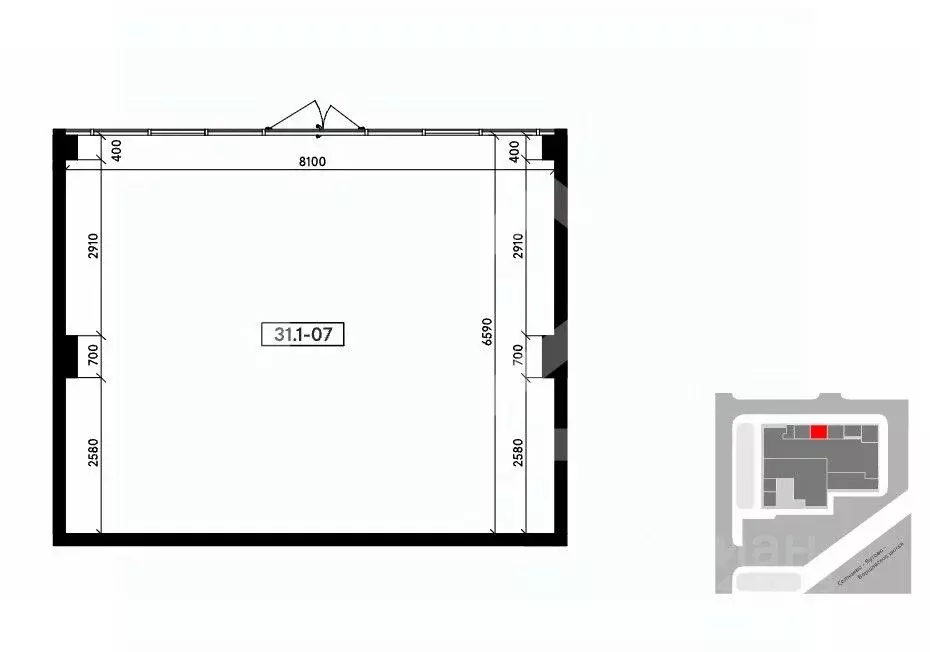 Торговая площадь в Москва № 173 кв-л,  (53 м) - Фото 2