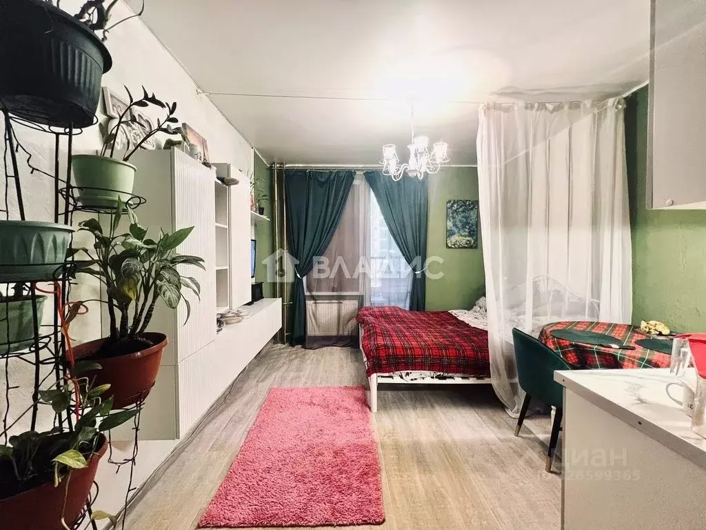 Студия Санкт-Петербург бул. Александра Грина, 3 (24.31 м) - Фото 1