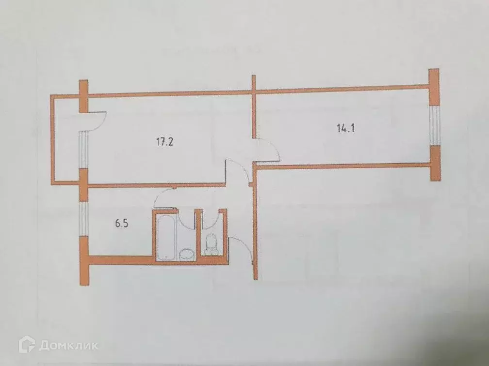 Продаётся 2-к квартира, 44 м - Фото 1