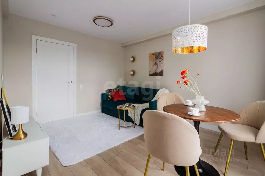 2-к кв. Санкт-Петербург ул. Руднева, 21К1 (48.2 м) - Фото 1