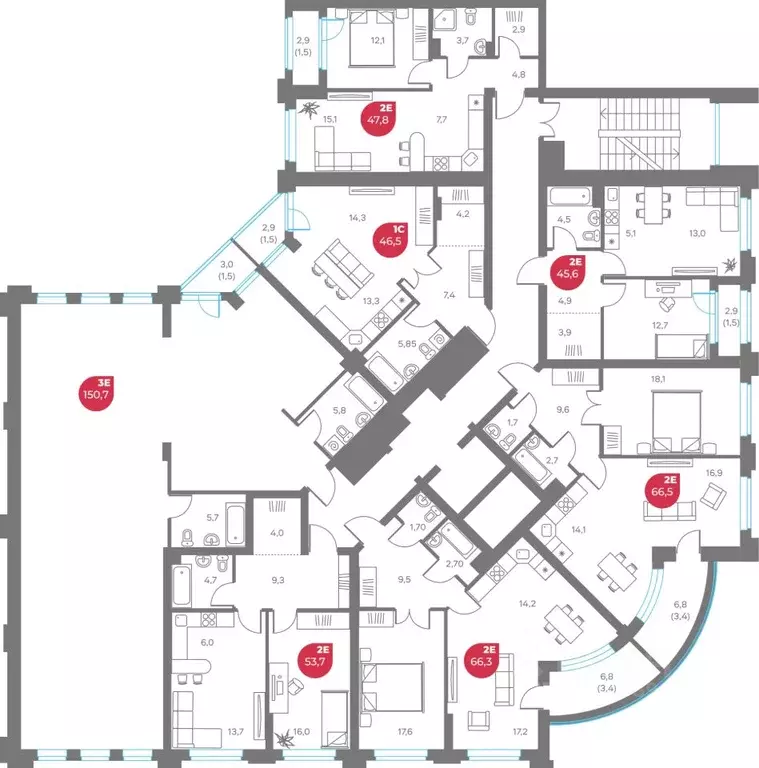 2-к кв. Пермский край, Пермь Советская ул., 16 (45.6 м) - Фото 2