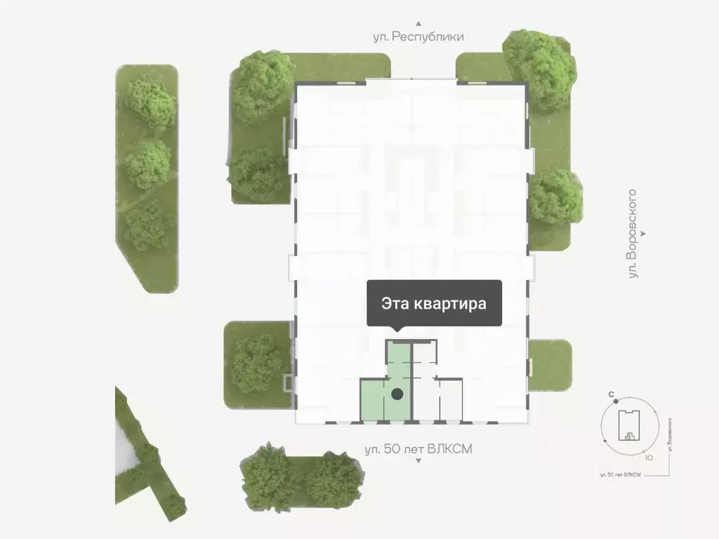 1-к кв. Тюменская область, Тюмень ул. Республики, 204к17 (25.1 м) - Фото 2