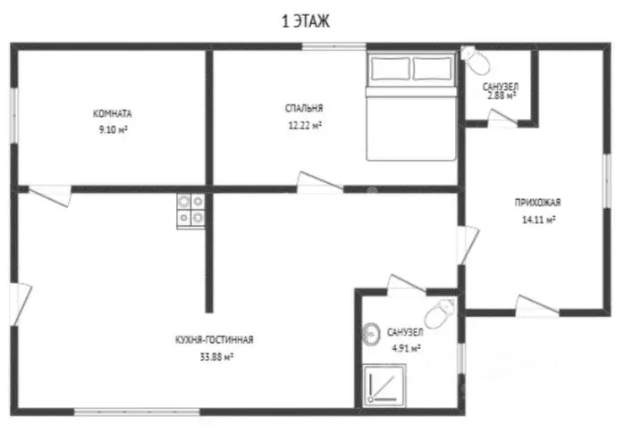 Дом в Краснодарский край, Новороссийск городской округ, Раевская ст-ца ... - Фото 2