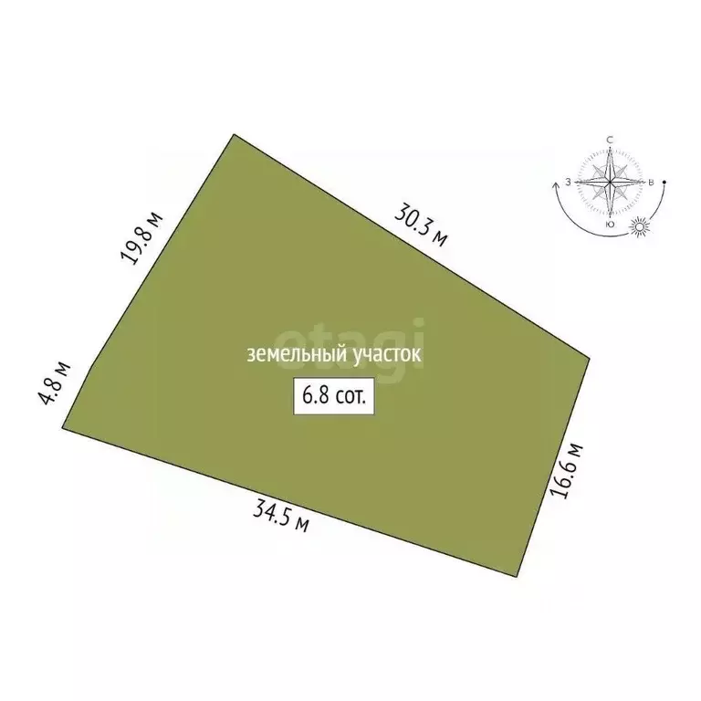 Участок в Крым, Кировский район, с. Журавки ул. Крымская (6.79 сот.) - Фото 2