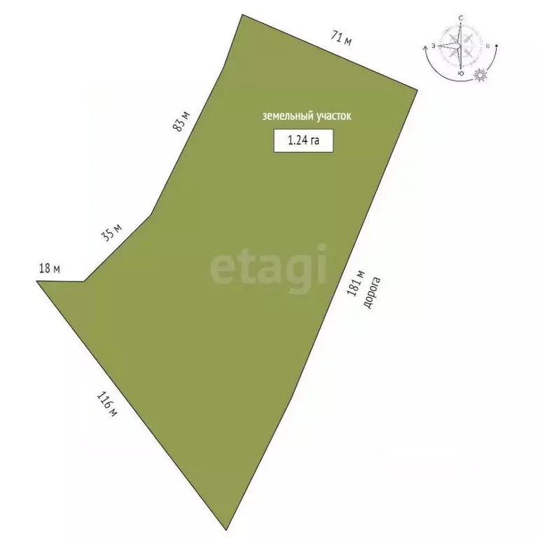 Участок в Крым, Бахчисарайский район, с. Красный Мак  (124.96 сот.) - Фото 2