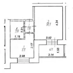 1-к кв. Рязанская область, Рязань ул. Большая, 98 (28.4 м) - Фото 2
