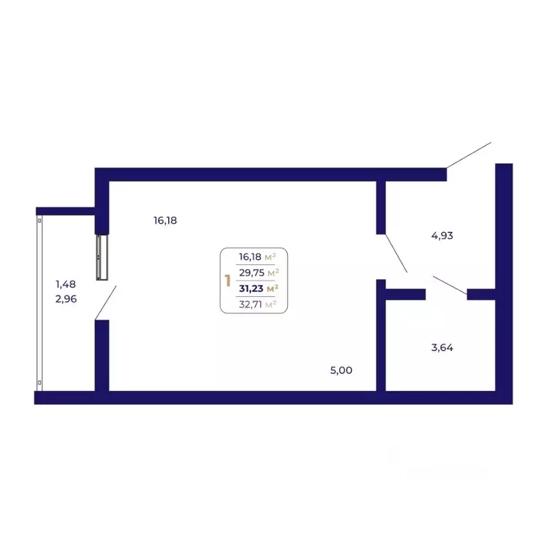 1-к кв. Башкортостан, Уфа Затон-Восточный жилрайон, Паруса жилой ... - Фото 1