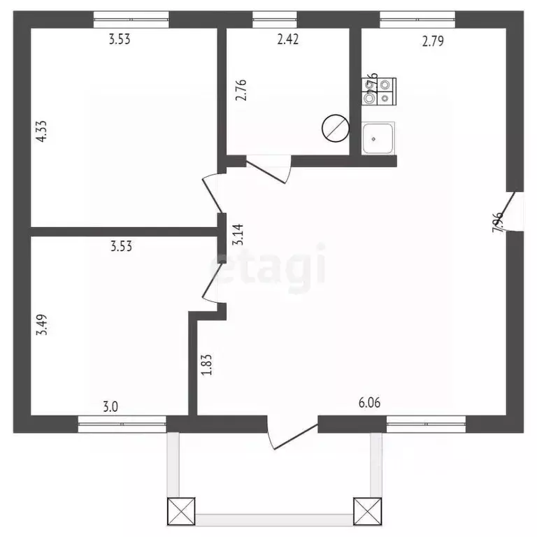 Дом в Нижегородская область, Выкса городской округ, Шиморское рп ул. ... - Фото 2