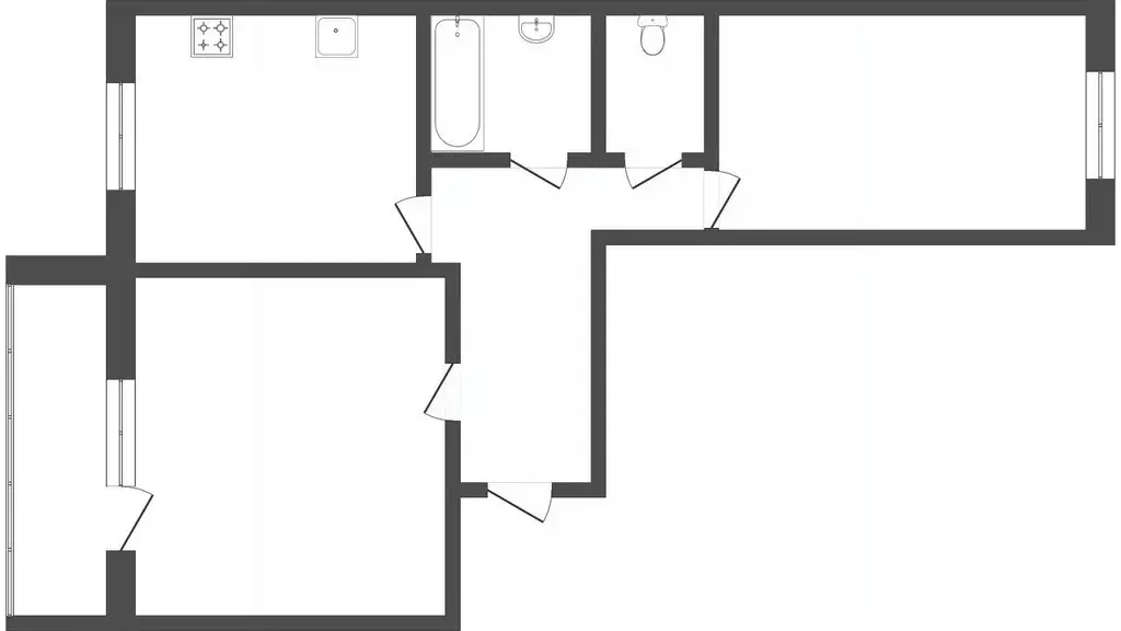 2-к кв. Тюменская область, Тюменский муниципальный округ, с. Успенка ... - Фото 2