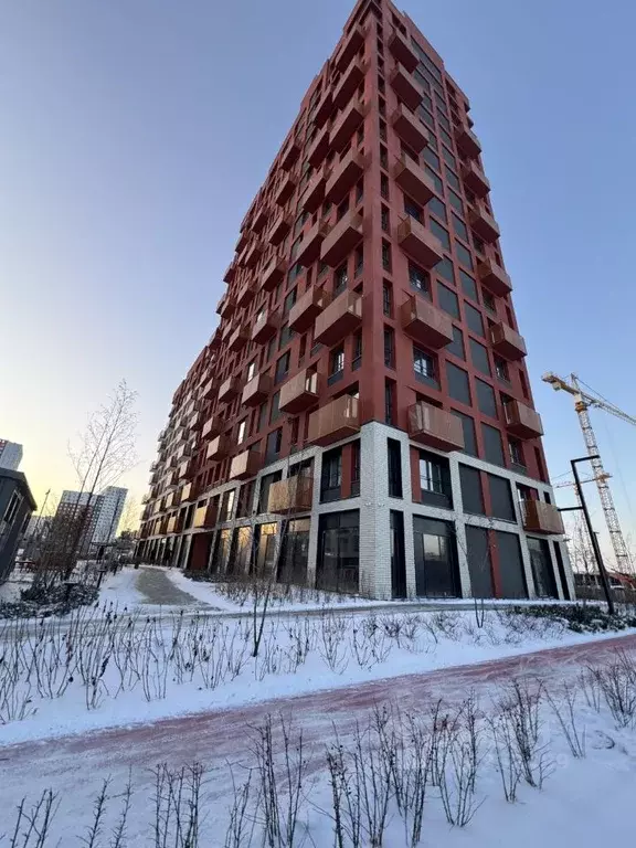 Студия Тюменская область, Тюмень ул. Газовиков, 38к2 (24.2 м) - Фото 1