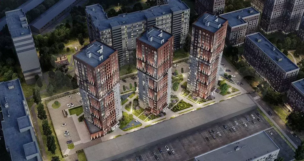 1-к. квартира, 38,5 м, 9/25 эт. - Фото 0