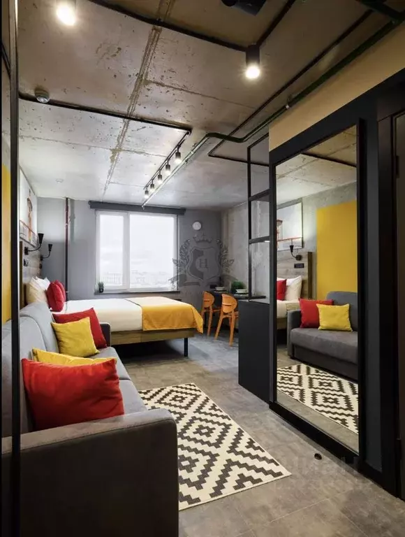 Студия Санкт-Петербург ул. Орджоникидзе, 44а (20.5 м) - Фото 2