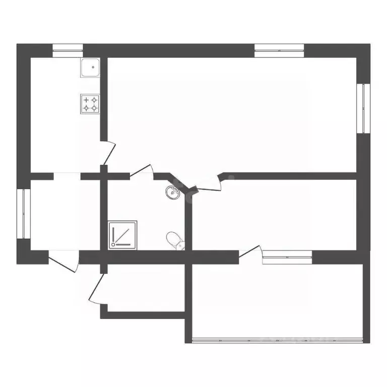Дом в Амурская область, Благовещенск Конная ул., 110 (32 м) - Фото 2