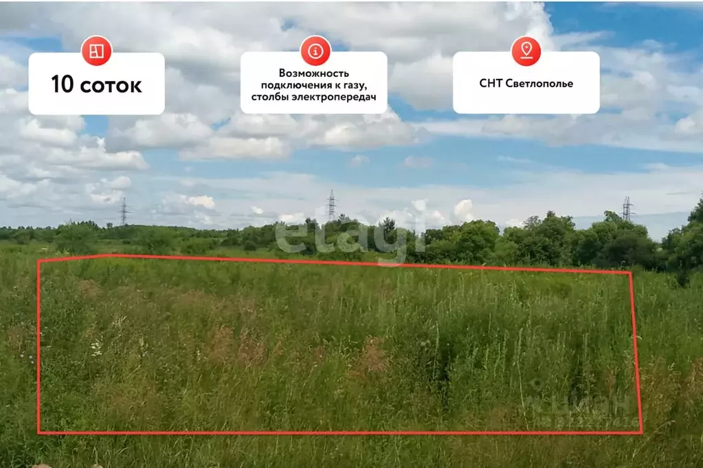 Участок в Хабаровский край, Хабаровский район, Тополевское с/пос, с. ... - Фото 1